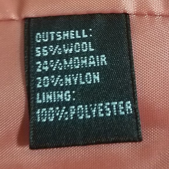 Vintage Josephine Chaus Mohair Wool Peach Jacket EUC 1day SALE - Picture 4 of 4